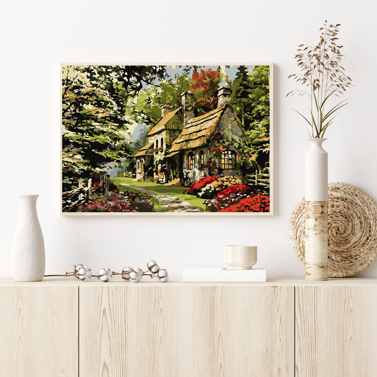 Paint by numbers - Flower House 4200