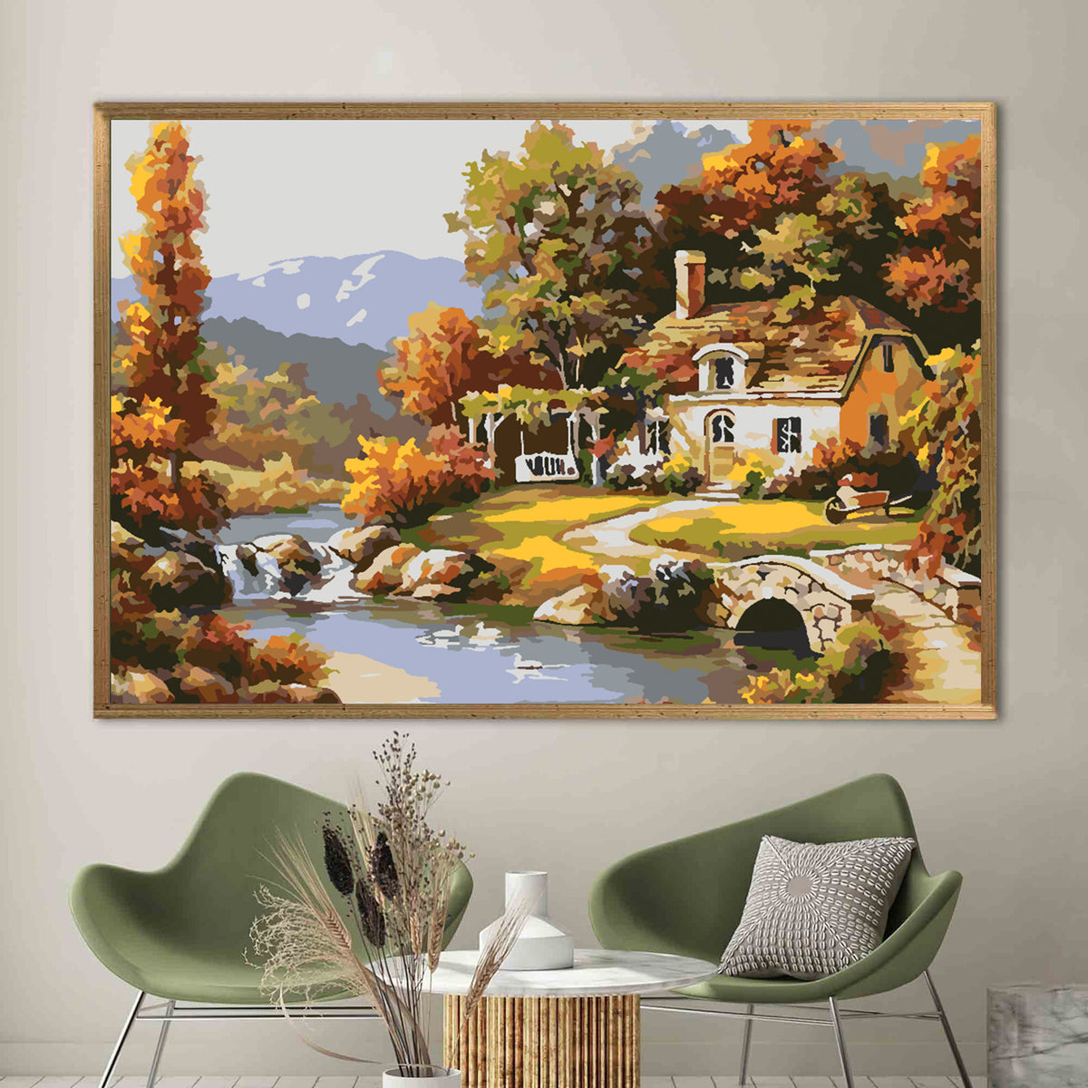 Painting by numbers - House at the Lake 4201