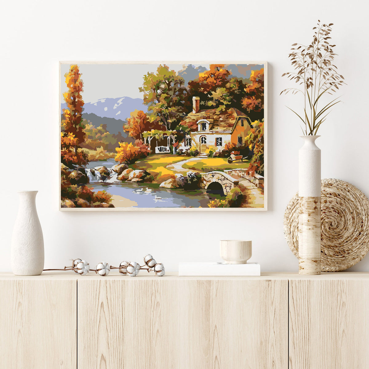 Painting by numbers - House at the Lake 4201