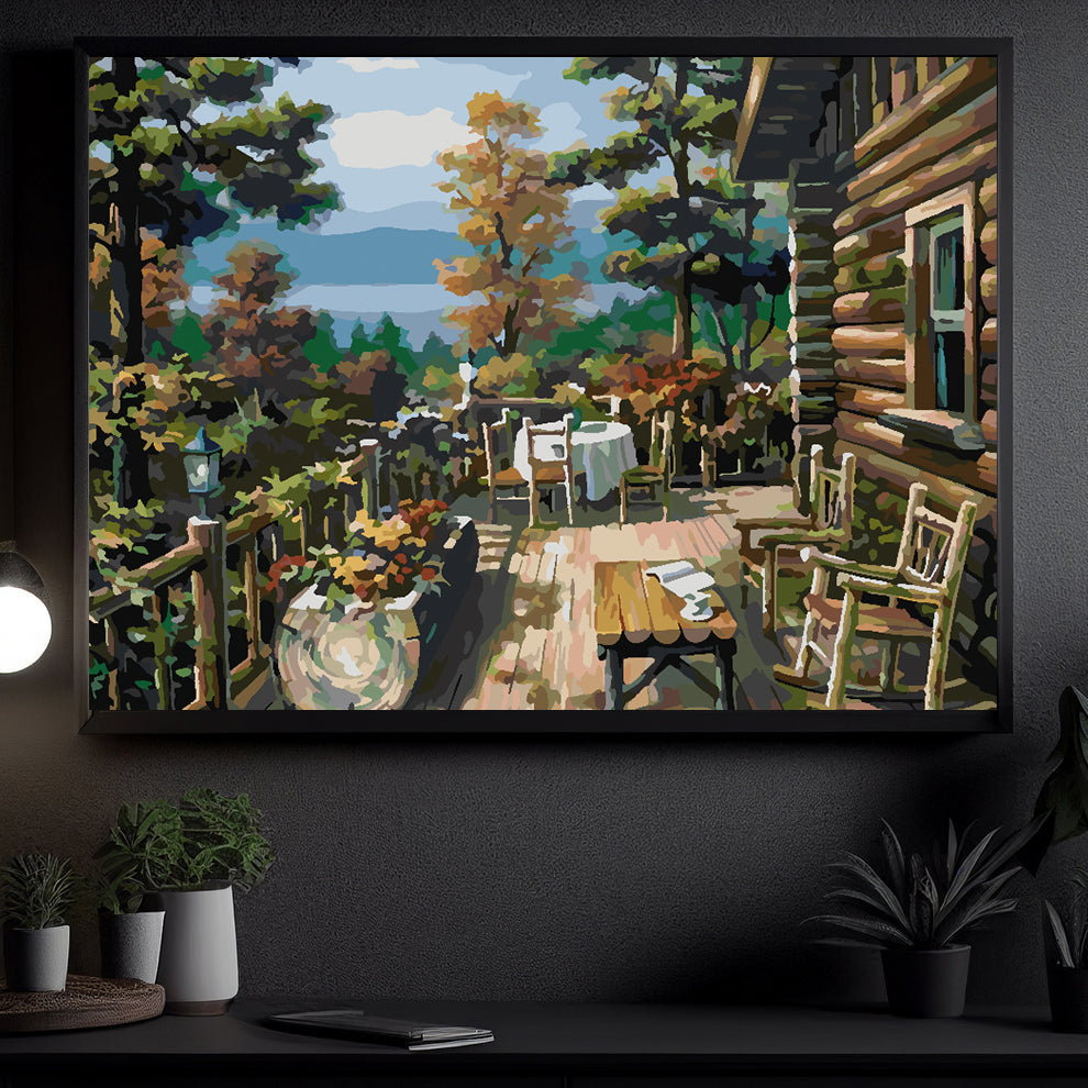 Painting by numbers - Terrace Landscape 4204