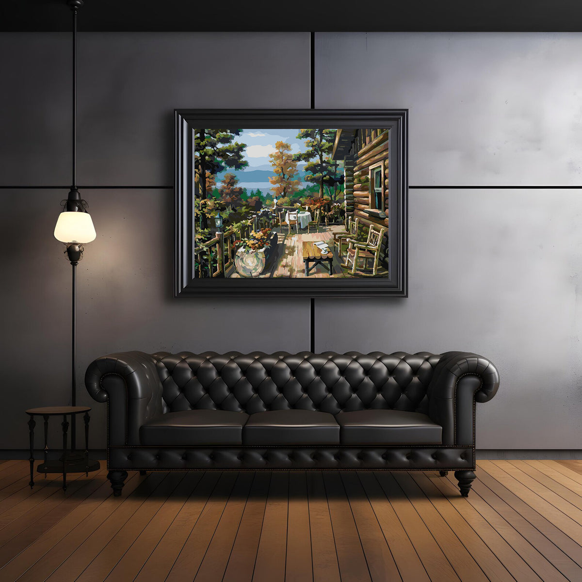 Painting by numbers - Terrace Landscape 4204