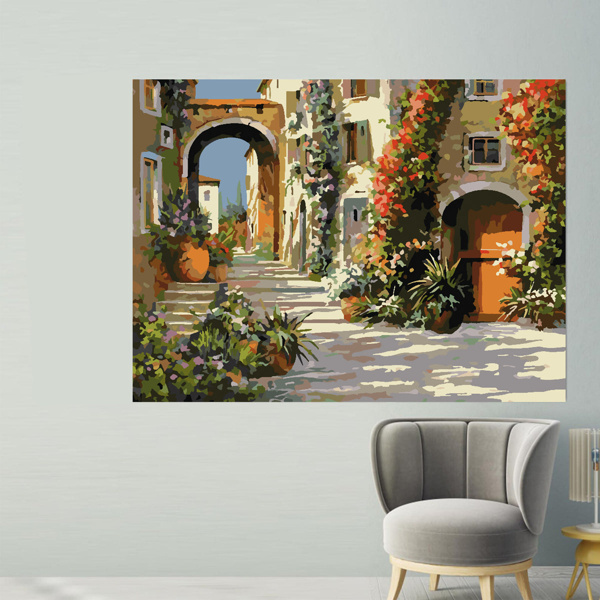 Pictura pe numere - Strazi in Orasel 4206
