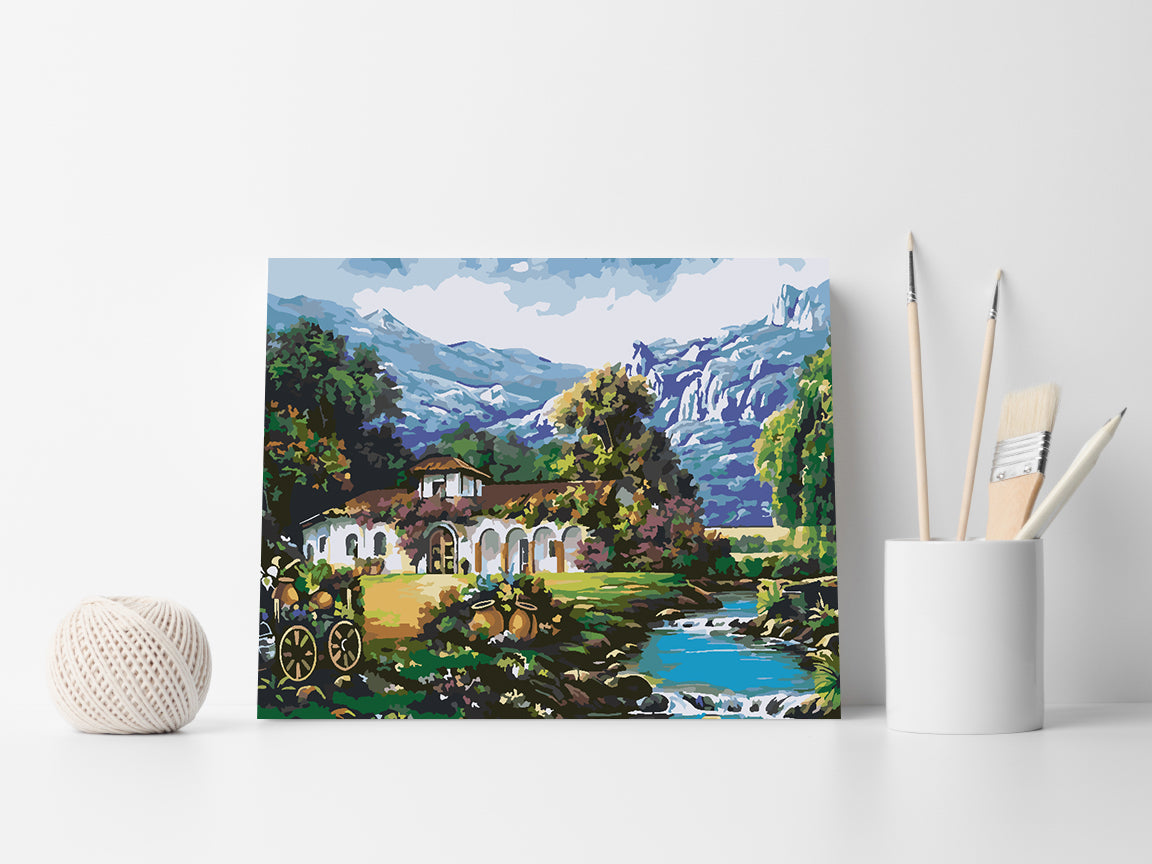 Painting by numbers - Mountain Landscape 4207