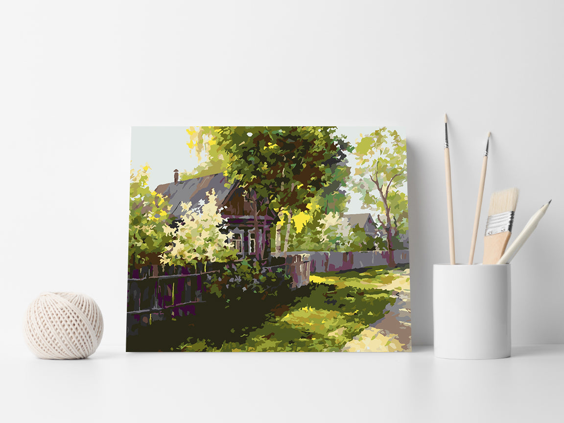 Paint by numbers - Village House 4213