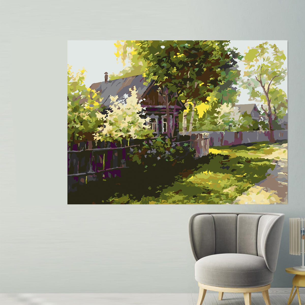 Paint by numbers - Village House 4213