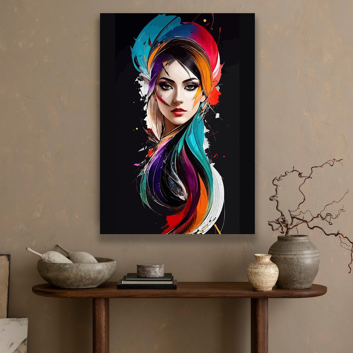 Painting by numbers - Woman Portrait 4214