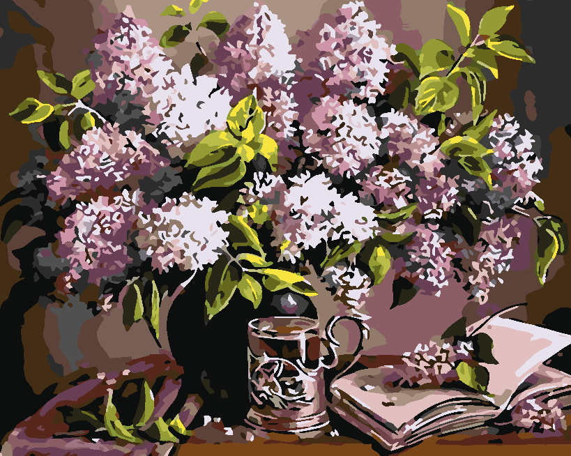 Paint by numbers - Flowers in a Vase 4217