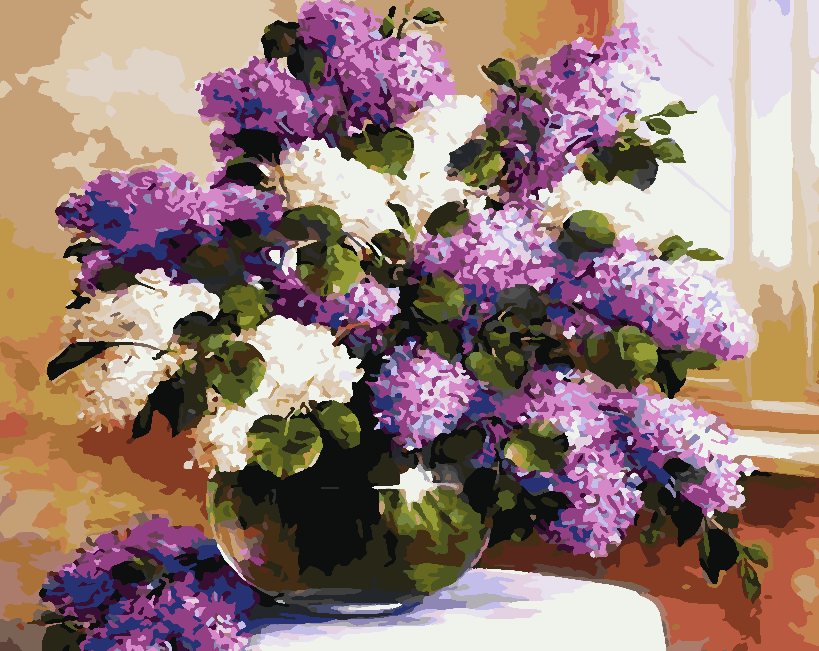 Paint by numbers - Flowers in a Vase 4218