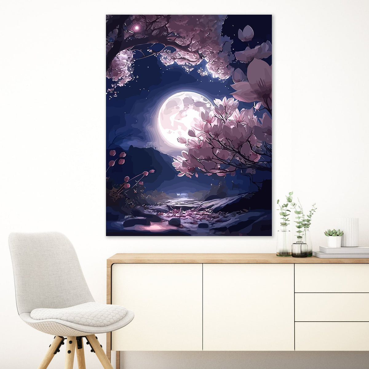 Paint by numbers - Full Moon Night 4221