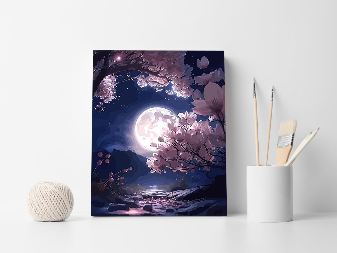 Paint by numbers - Full Moon Night 4221