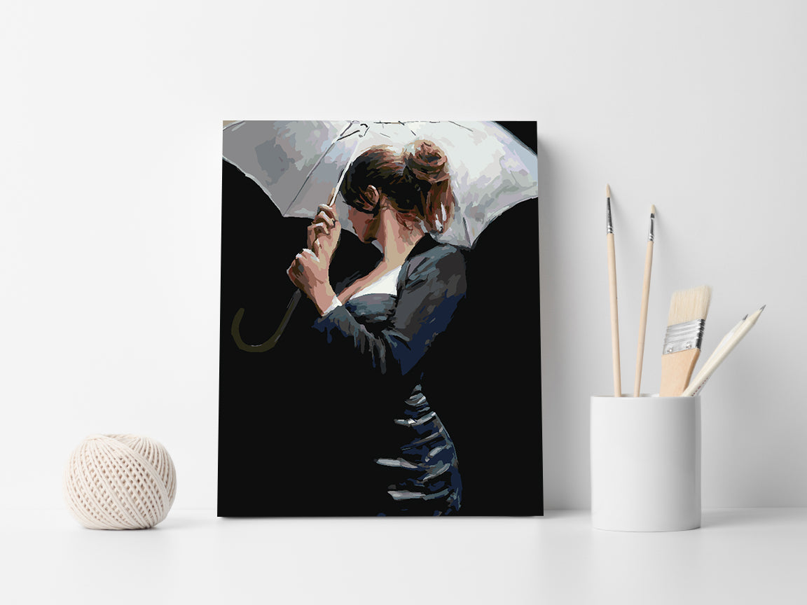 Paint by numbers - Woman under the Umbrella 4223