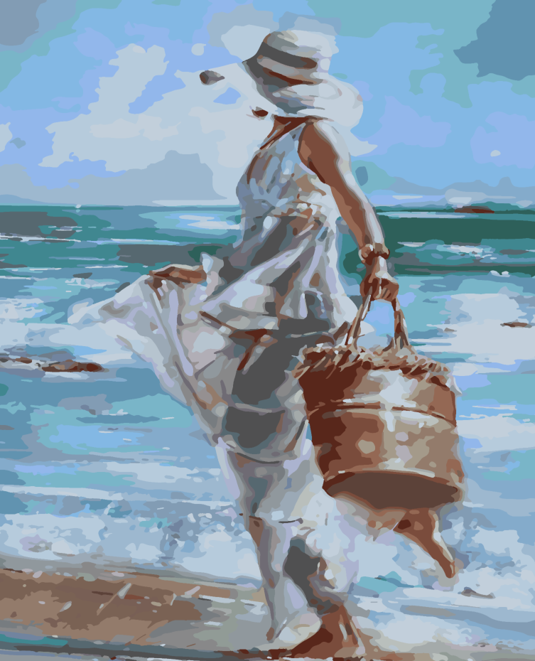 Painting by numbers - Seascape 4228