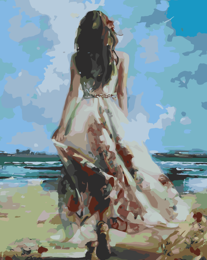 Painting by numbers - Seascape 4231