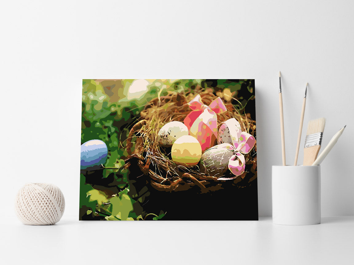 Painting by numbers - Easter Eggs 4234