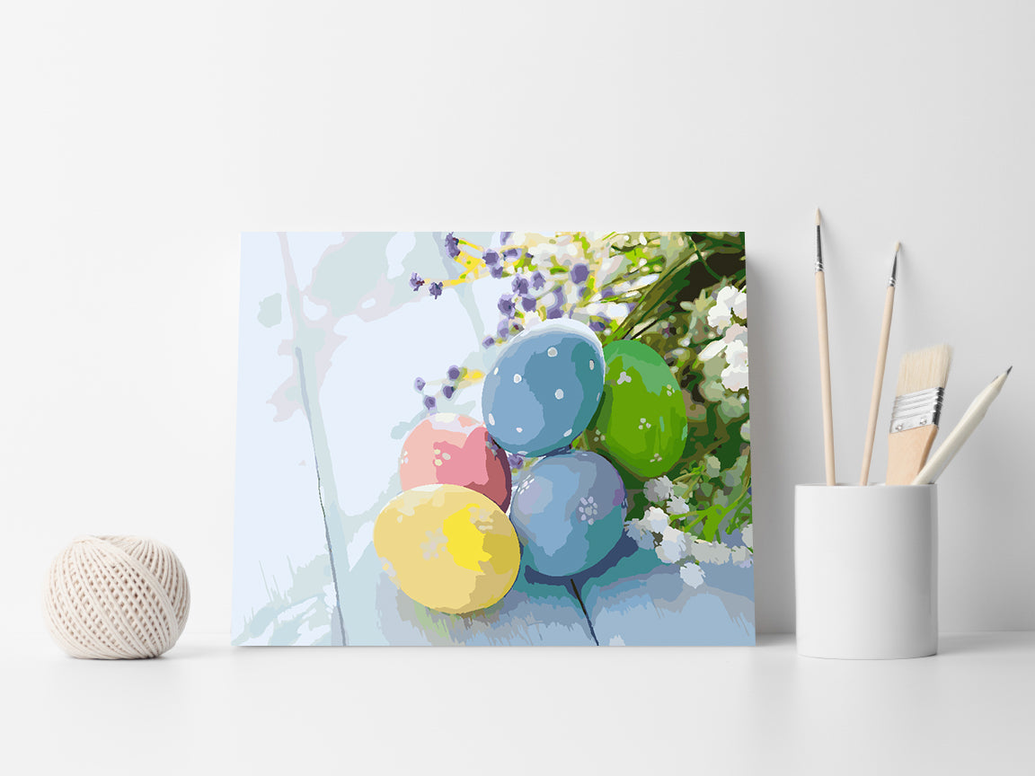 Painting by numbers - Easter Eggs 4242