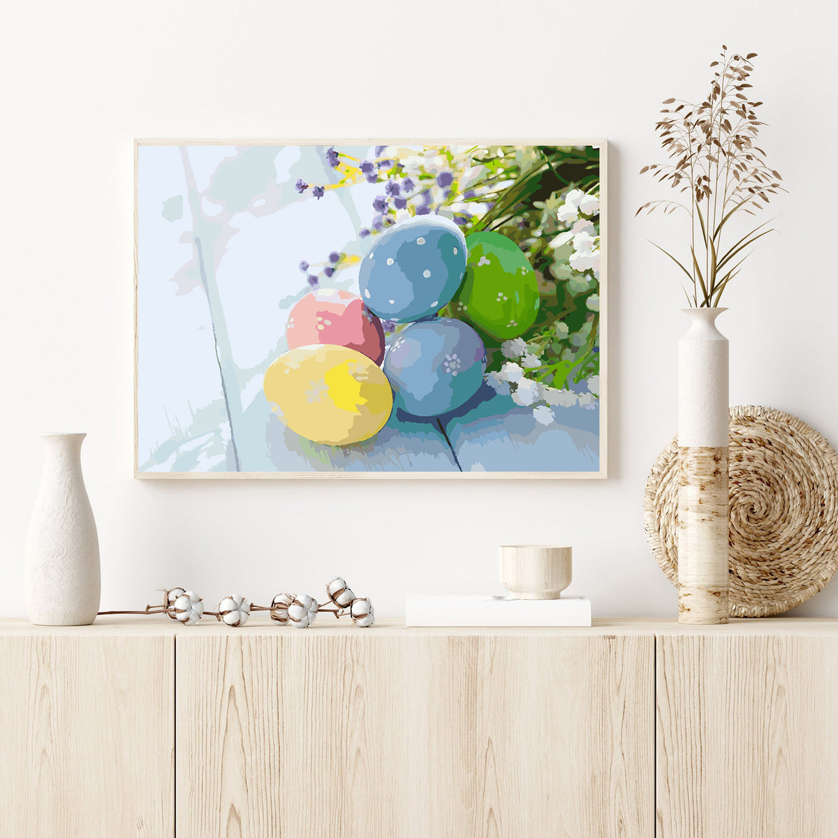 Pictura pe numere - Oua de Paste 4242
