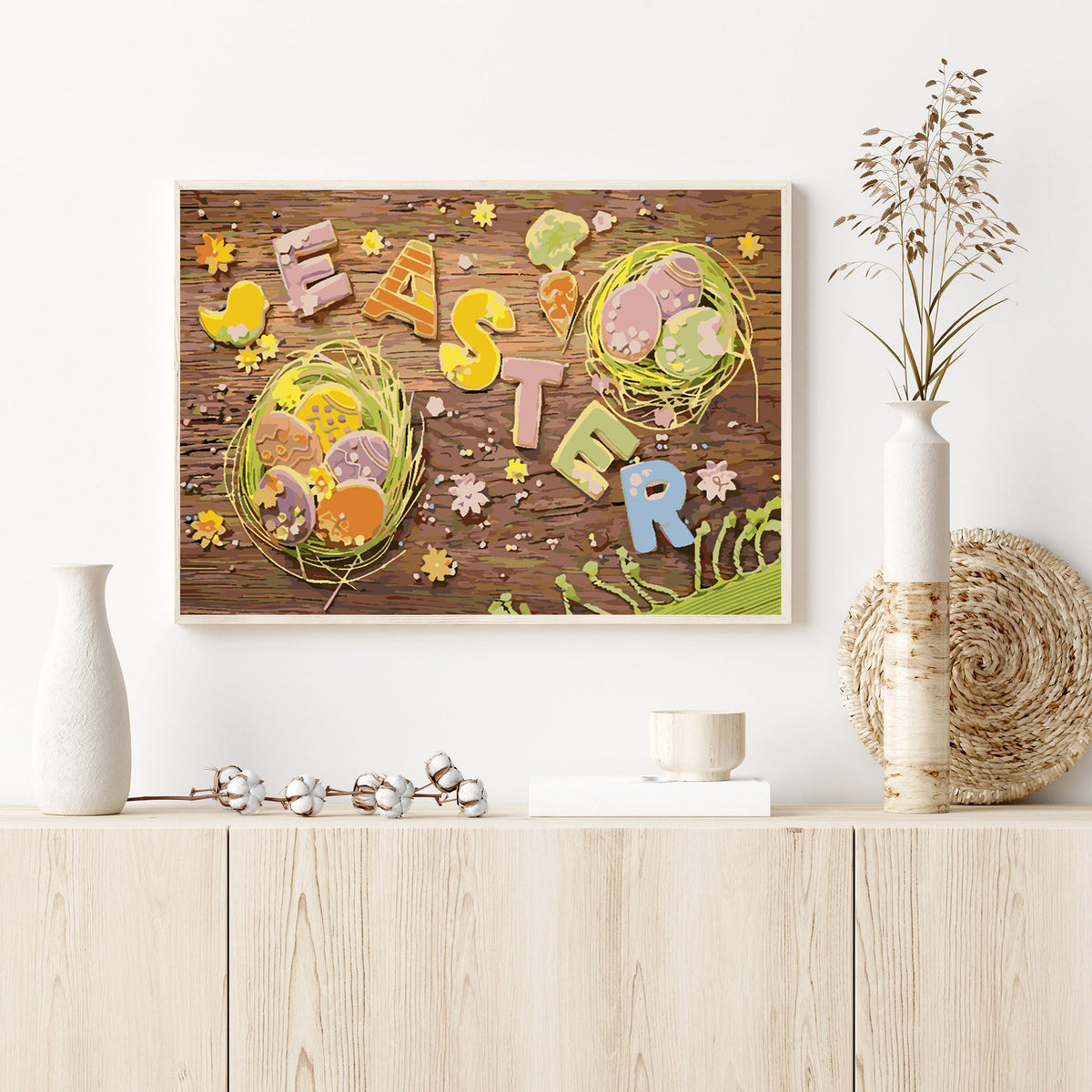 Painting by numbers - Easter 4244