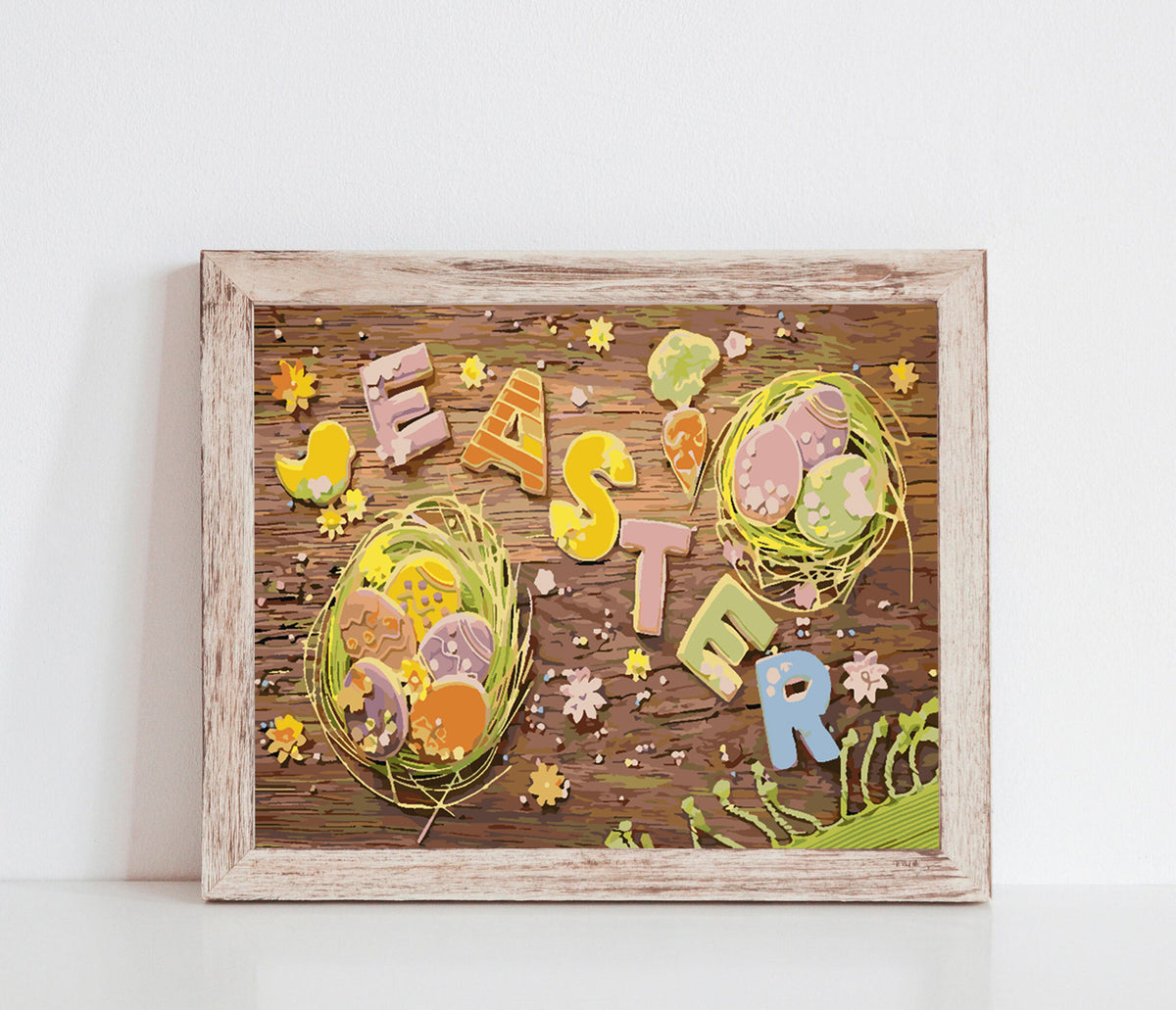 Painting by numbers - Easter 4244
