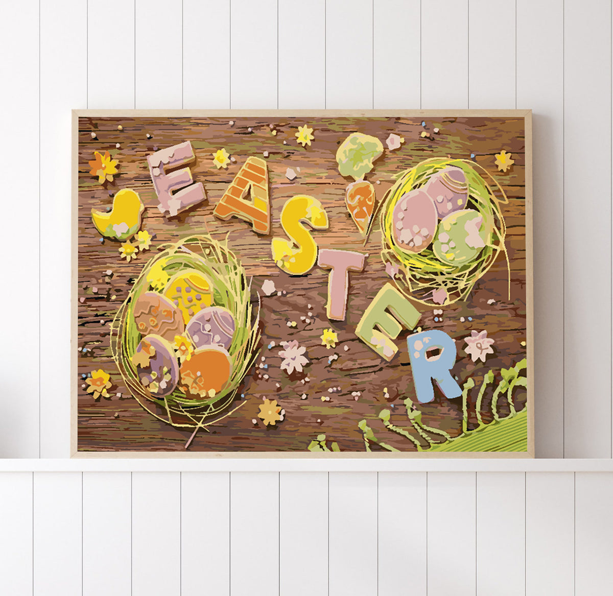 Painting by numbers - Easter 4244