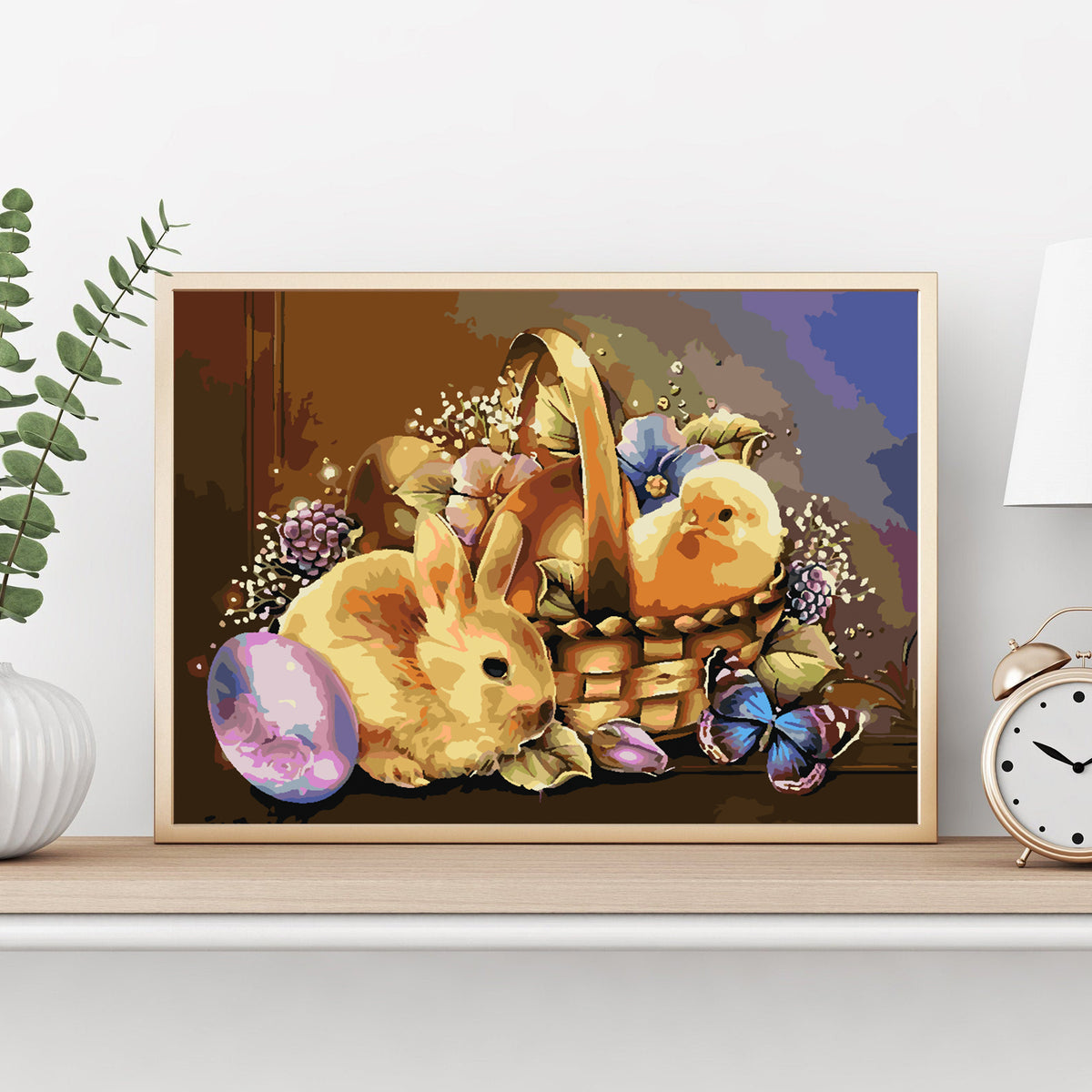 Paint by numbers - Easter Basket 4248