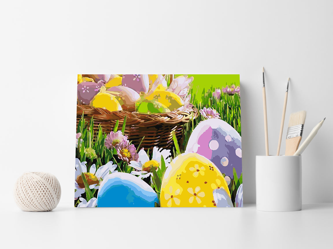 Paint by numbers - Easter Eggs 4249