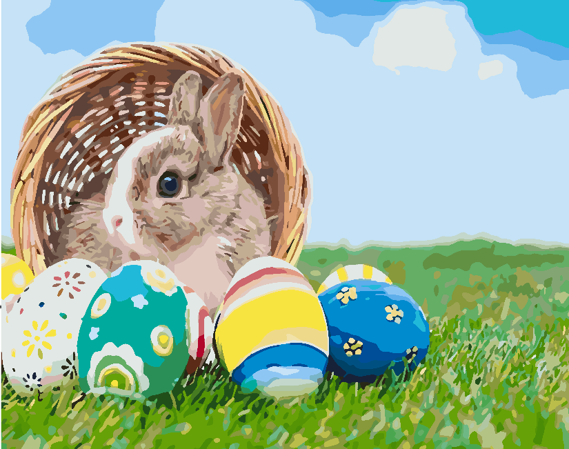 Paint by numbers - Easter Bunny 4252
