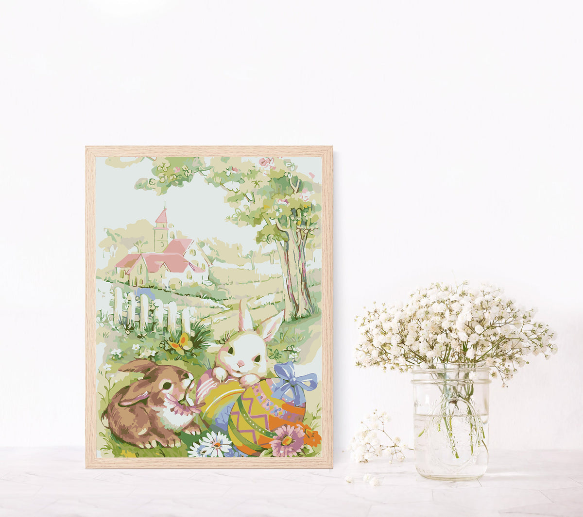 Paint by numbers - Easter Bunnies 4256