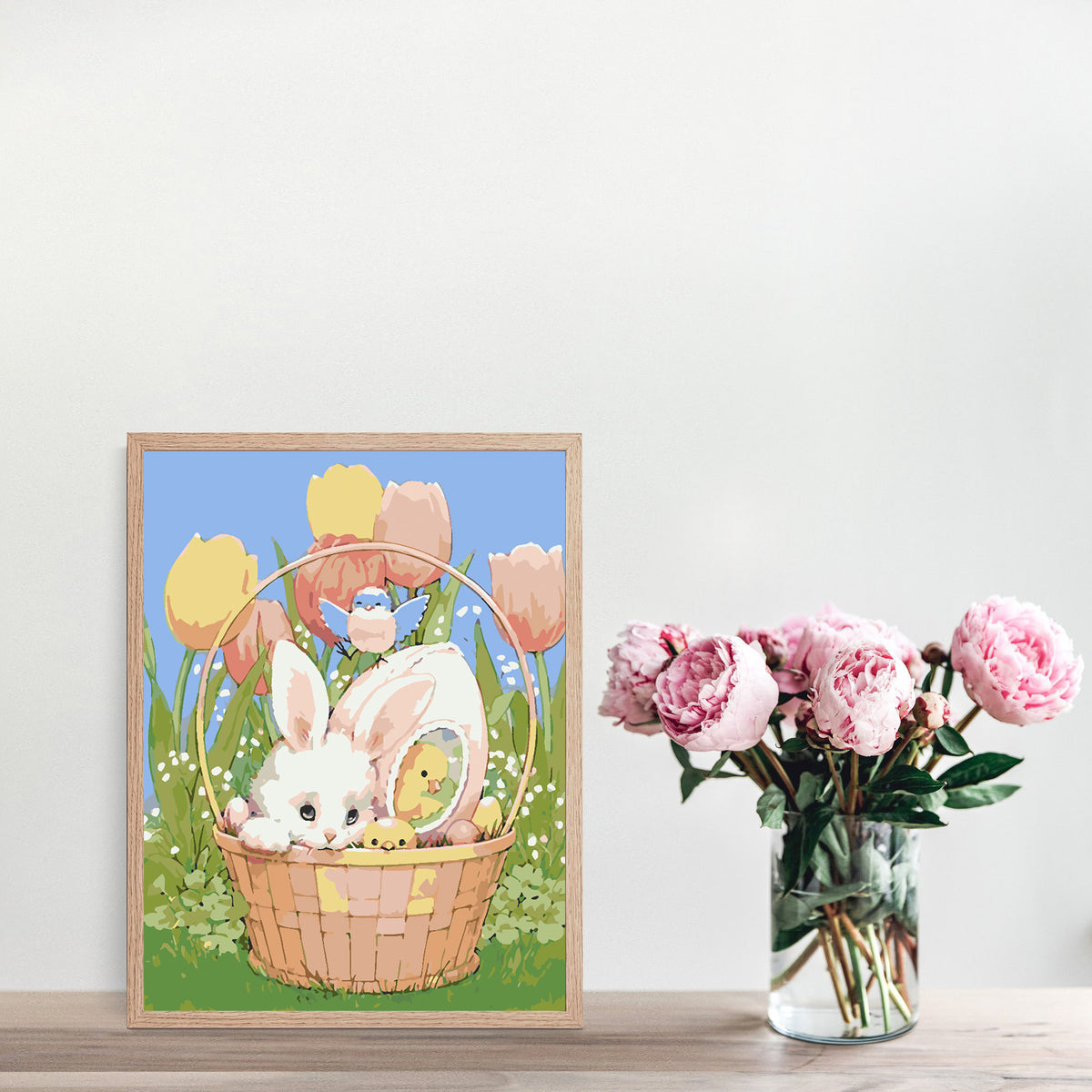 Paint by numbers - Easter Basket 4259