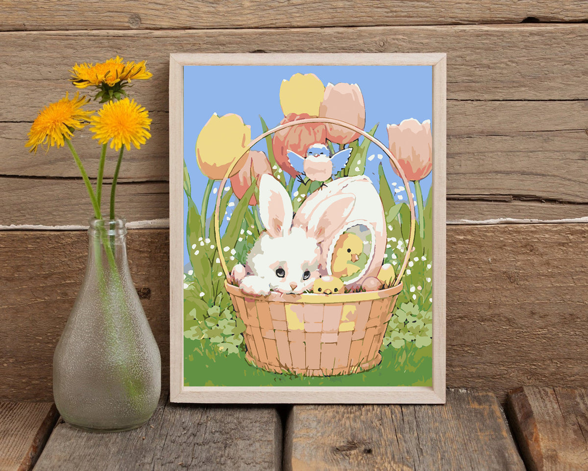 Paint by numbers - Easter Basket 4259