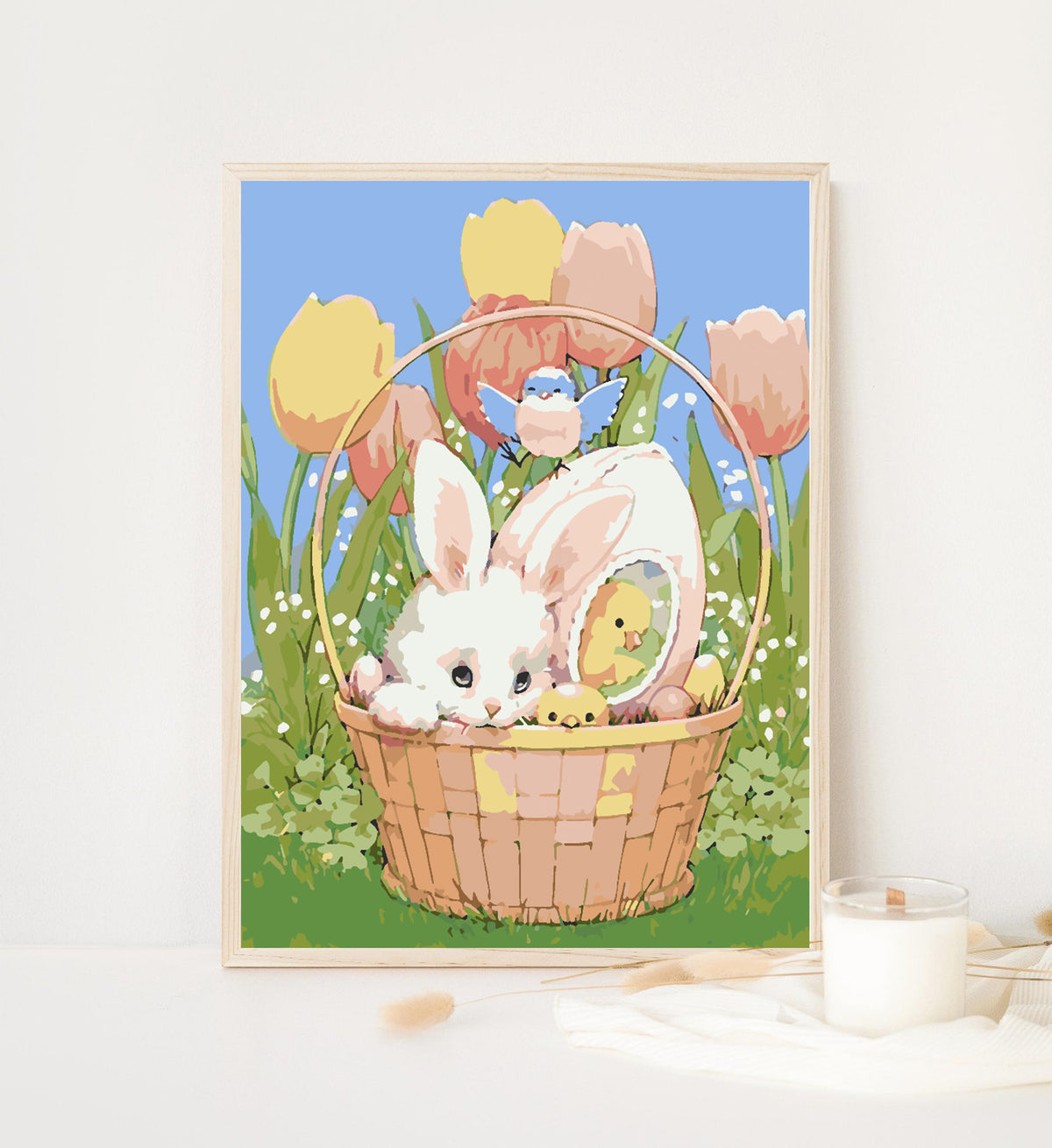 Paint by numbers - Easter Basket 4259