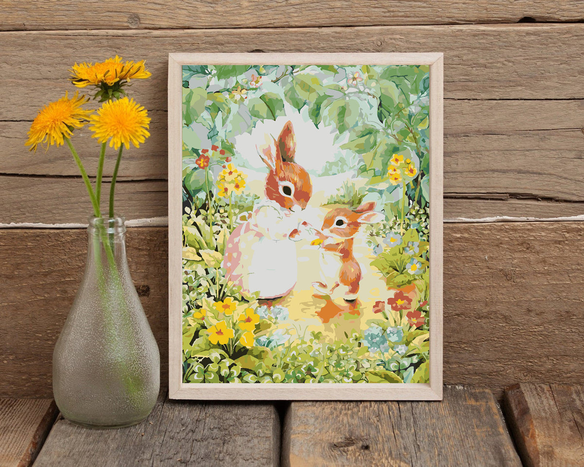 Paint by numbers - Bunnies 4261