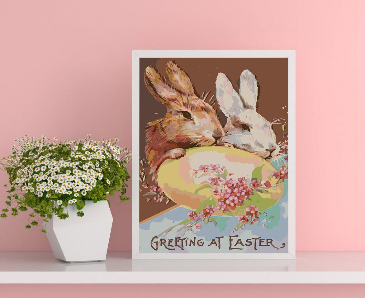 Pictura pe numere - Greeting at Easter 4271