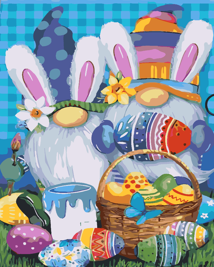 Painting by numbers - Easter 4281