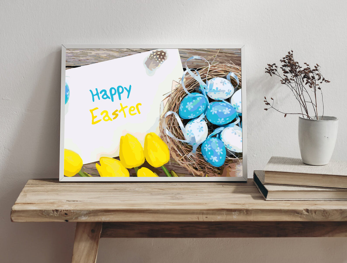 Painting by numbers - Happy Easter 4295
