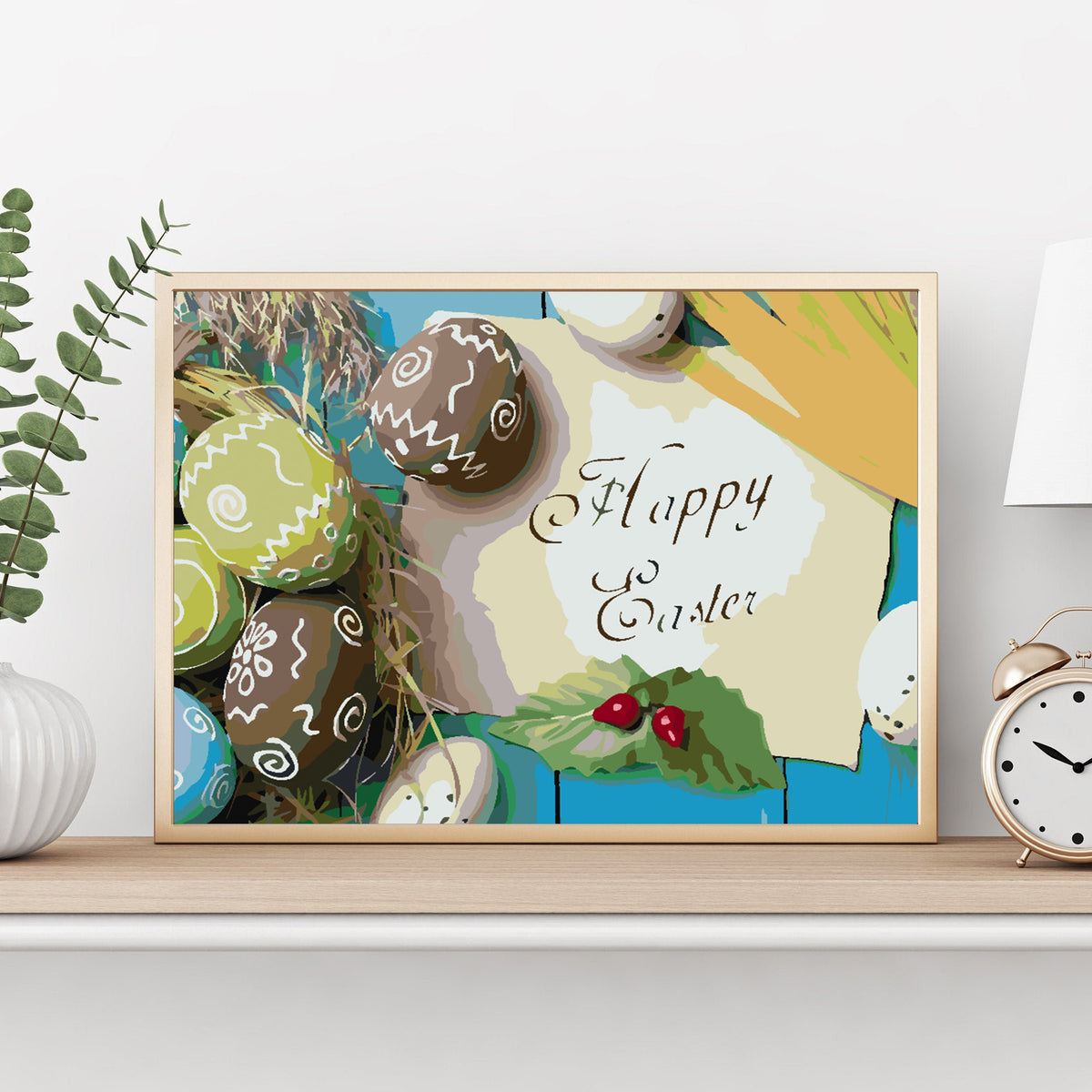 Painting by numbers - Happy Easter 4297