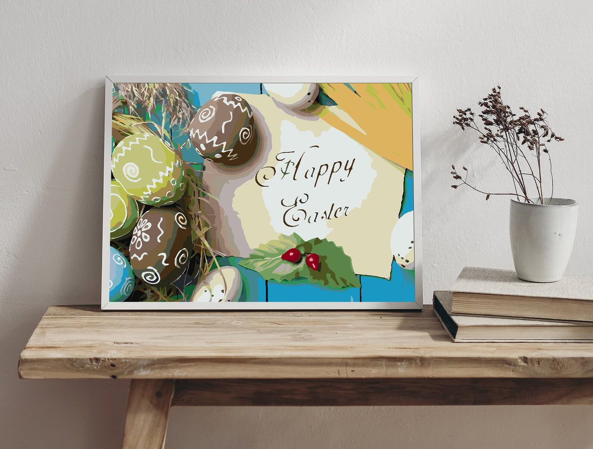 Painting by numbers - Happy Easter 4297