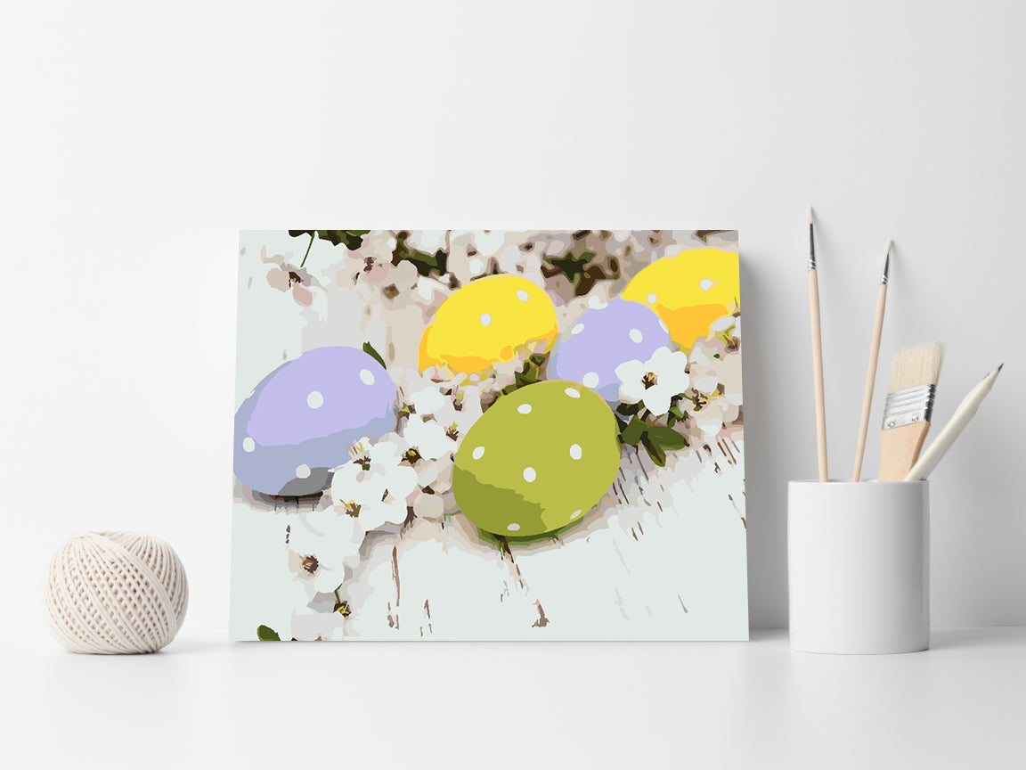 Painting by numbers - Easter Eggs 4298