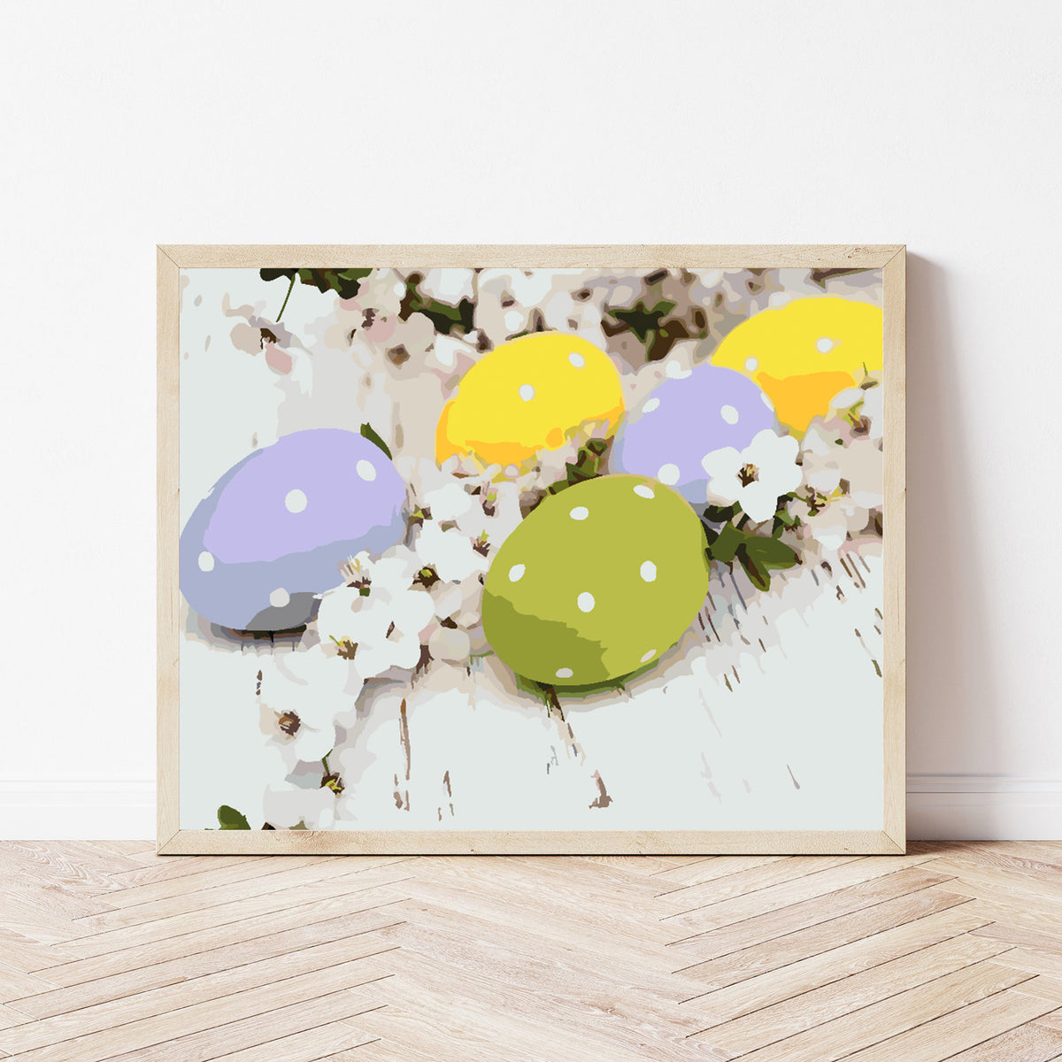 Painting by numbers - Easter Eggs 4298