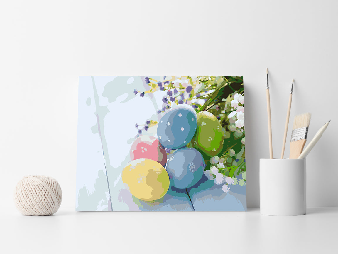 Painting by numbers - Easter Eggs 4299