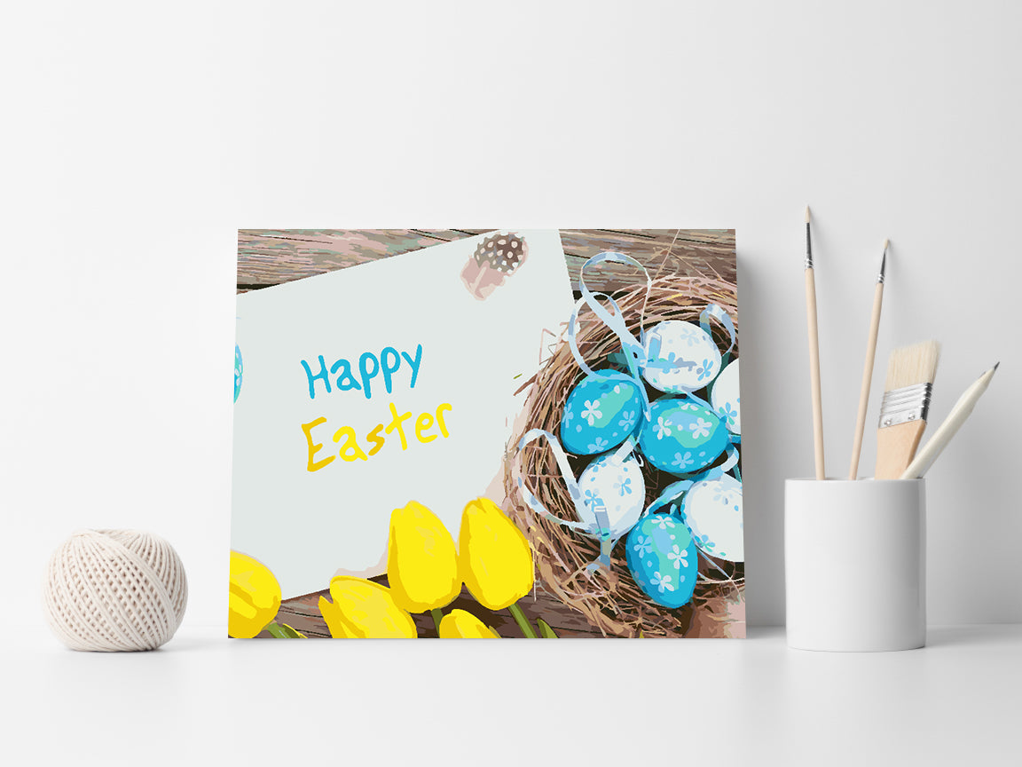 Painting by numbers - Easter Eggs 4304