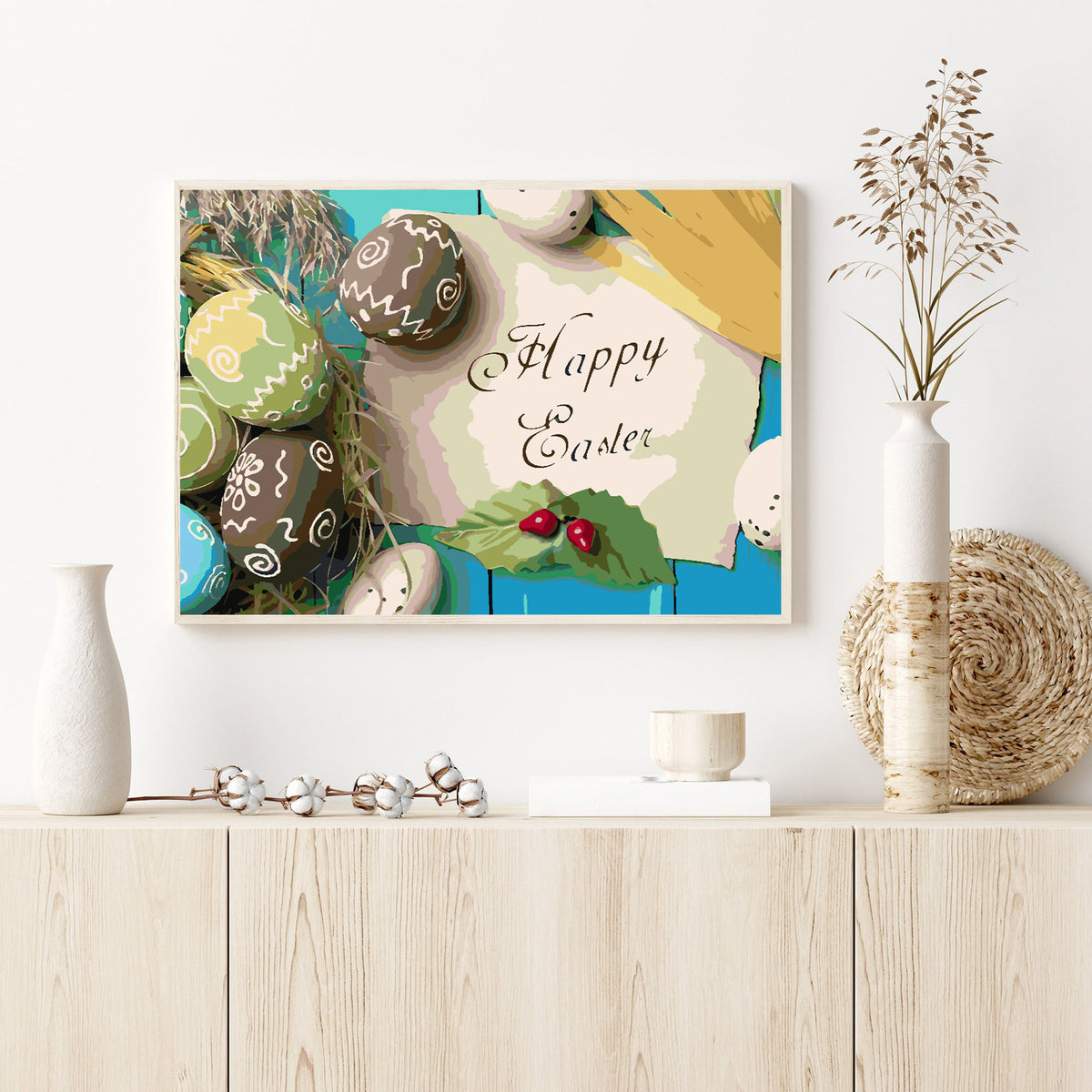 Painting by numbers - Happy Easter 4306