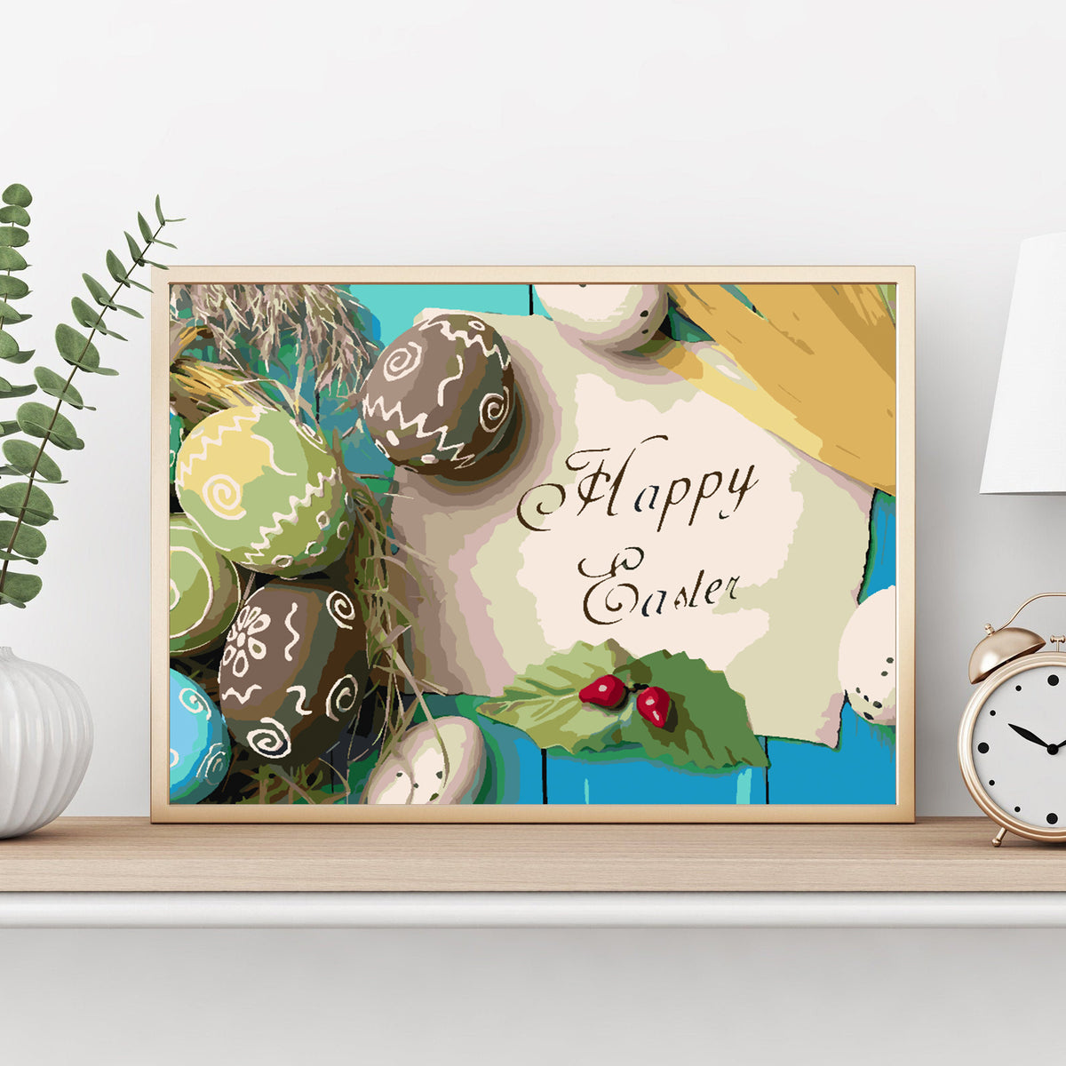 Painting by numbers - Happy Easter 4306