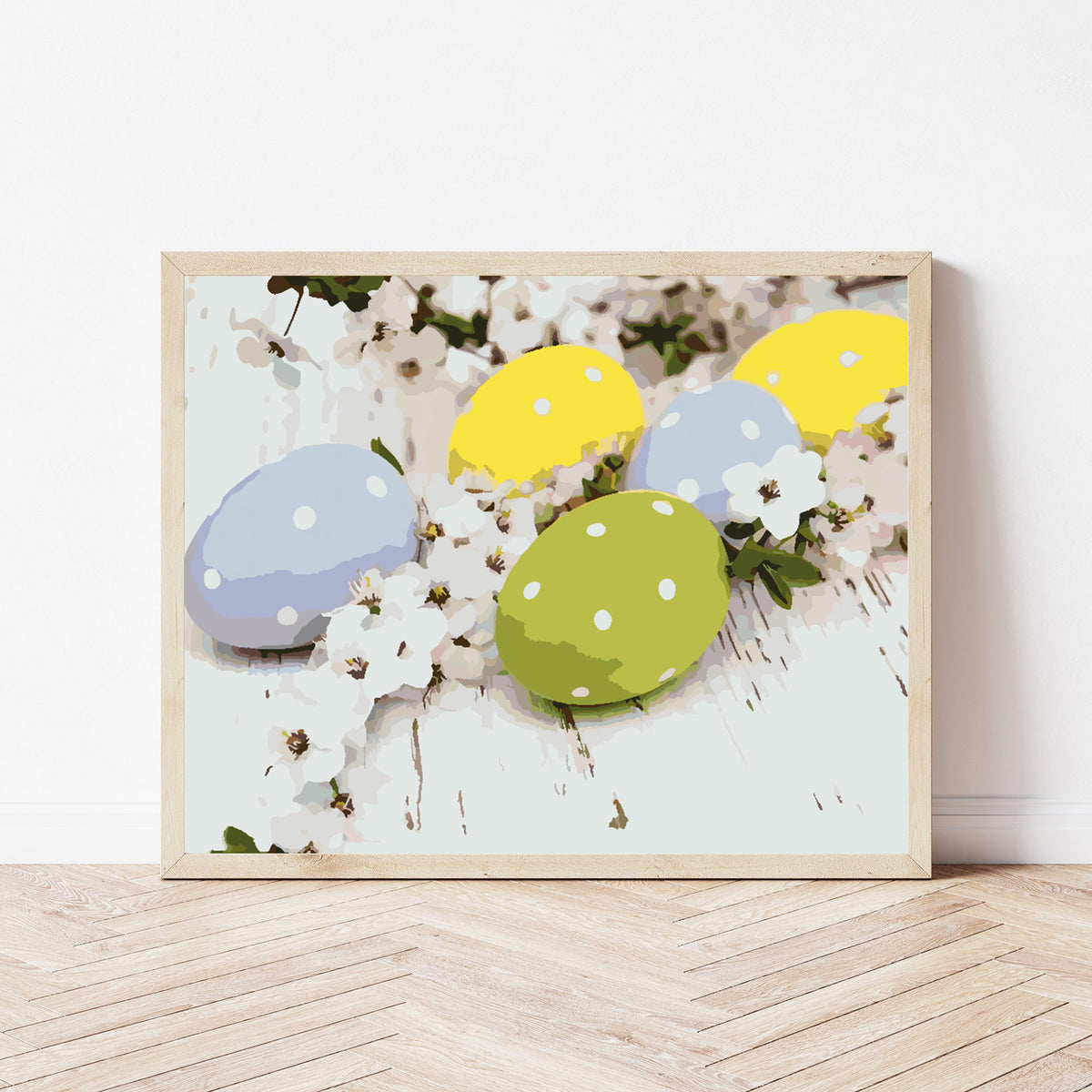 Painting by numbers - Easter Eggs 4307