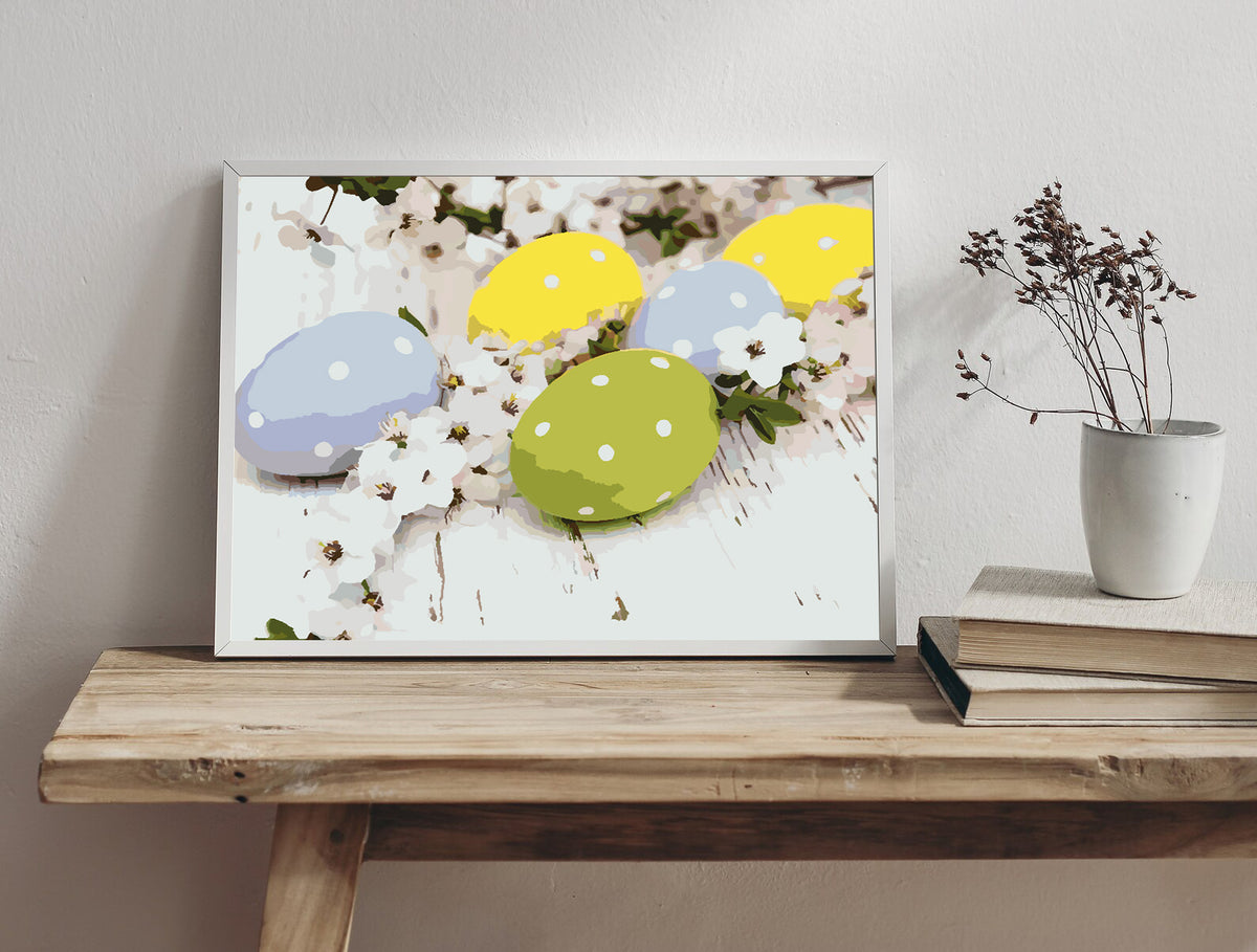 Painting by numbers - Easter Eggs 4307
