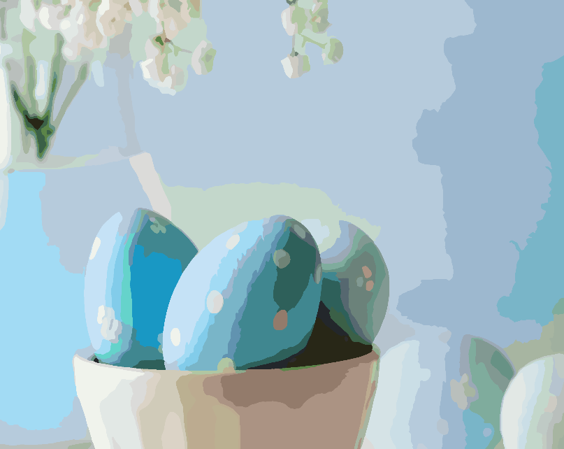 Painting by numbers - Easter Eggs 4309