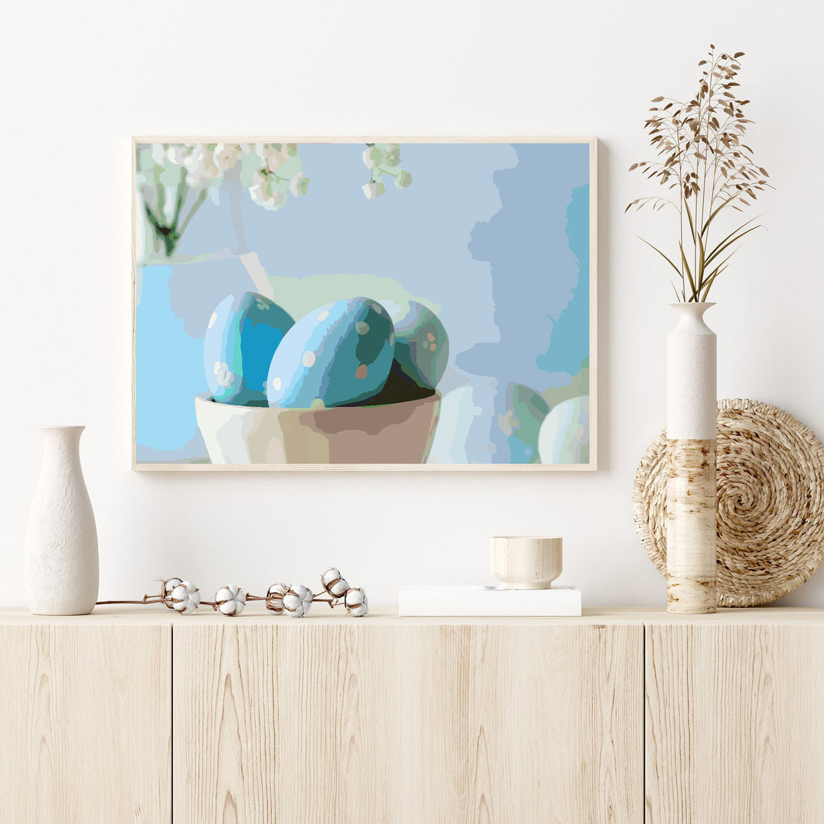 Painting by numbers - Easter Eggs 4309