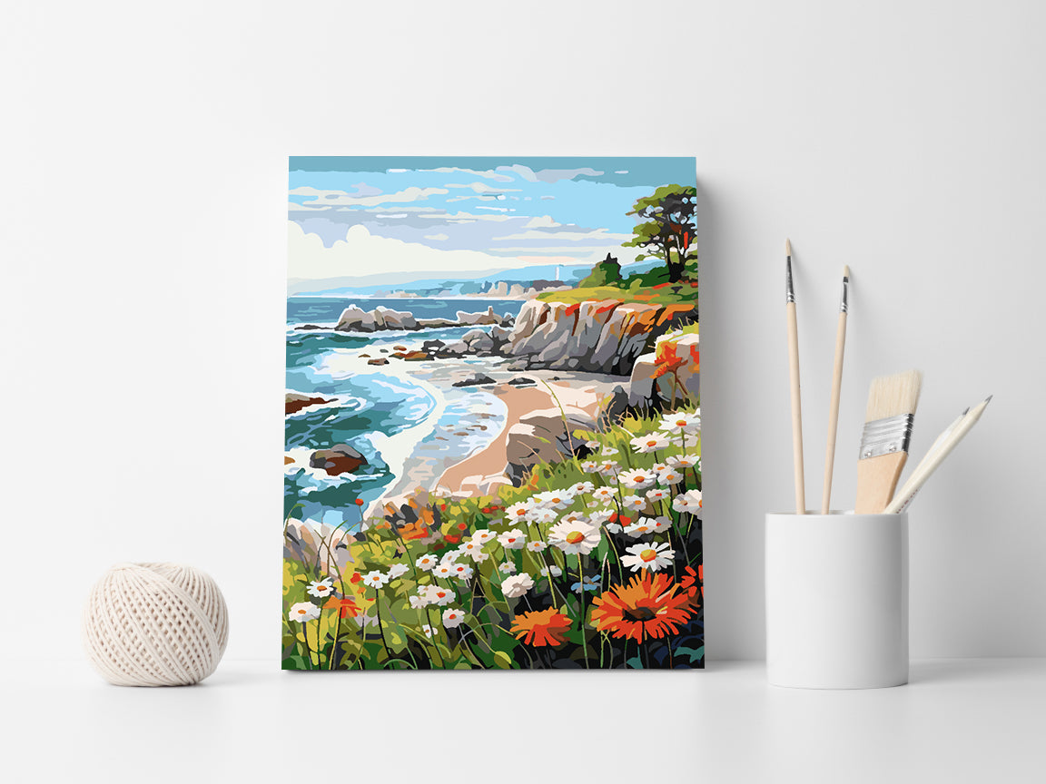 Painting by numbers - Flower Landscape 4318