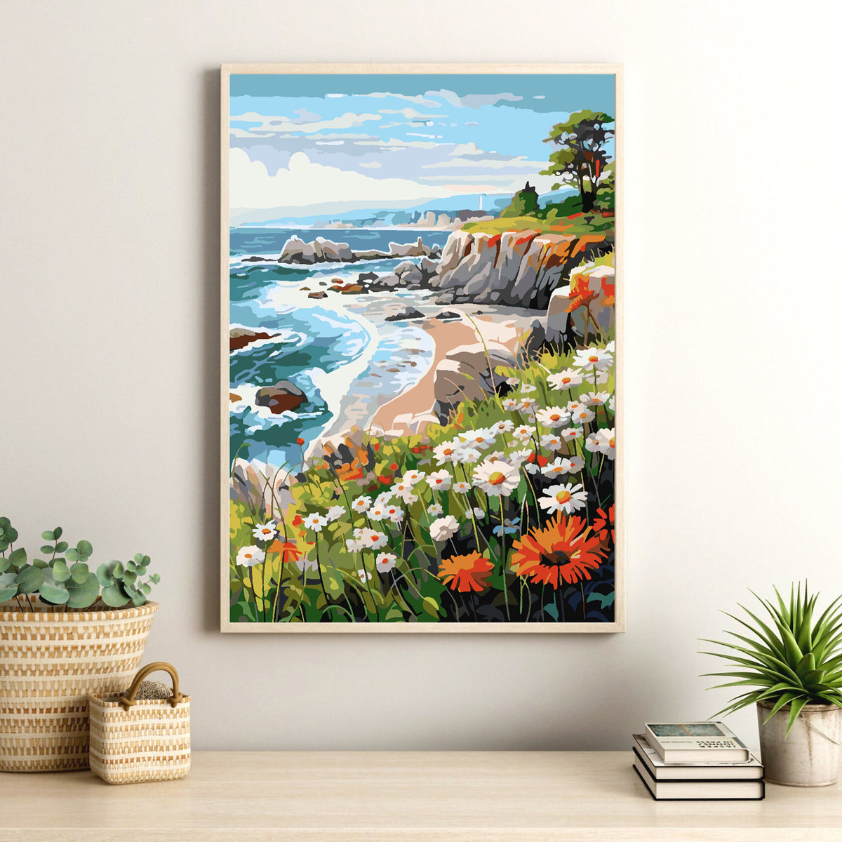 Painting by numbers - Flower Landscape 4318