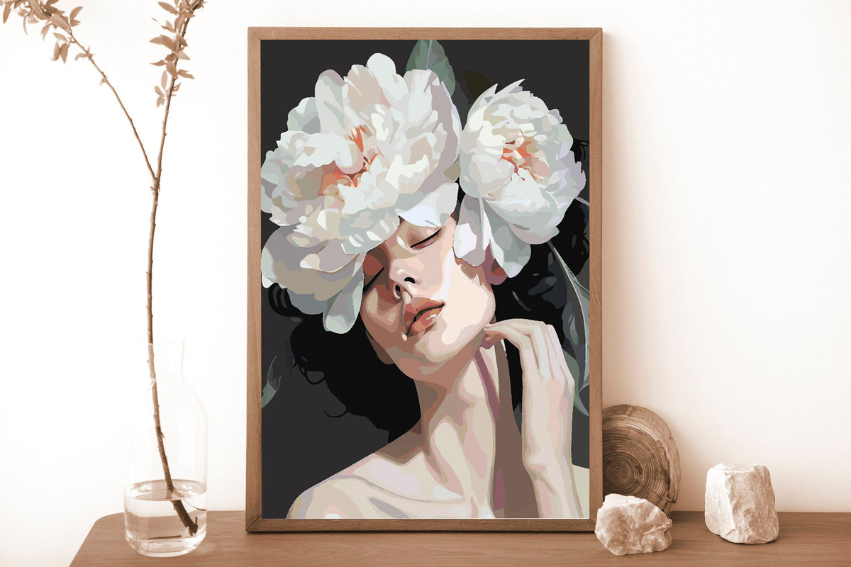 Painting by numbers - Flower Head 4323