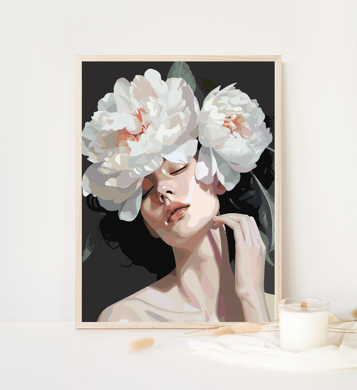 Painting by numbers - Flower Head 4323